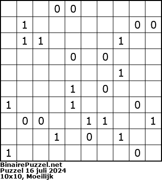 Binaire Puzzel