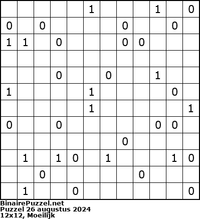 Binaire Puzzel