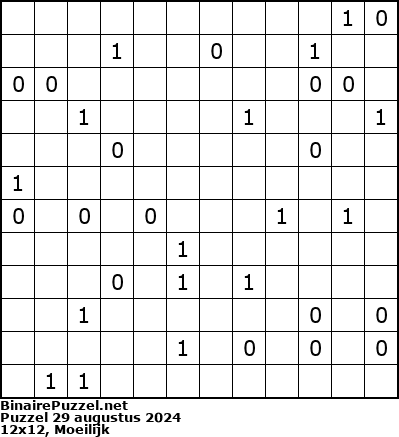 Binaire Puzzel