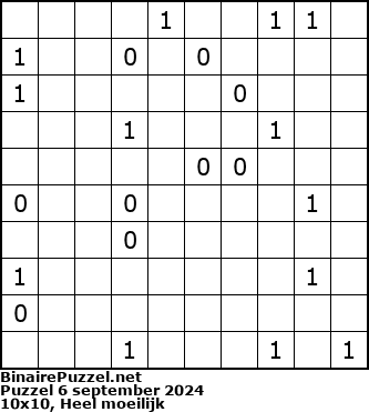Binaire Puzzel