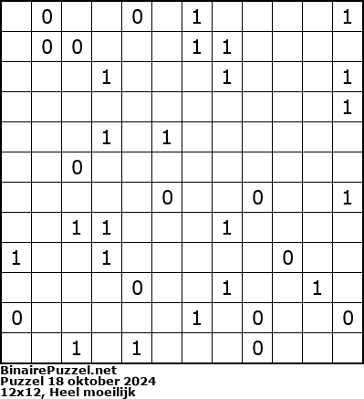Binaire Puzzel