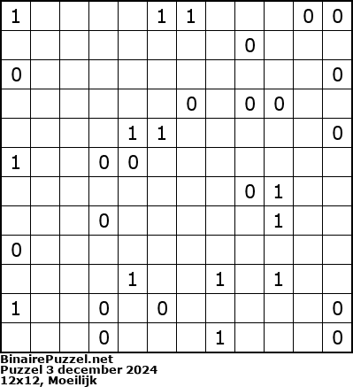 Binaire Puzzel
