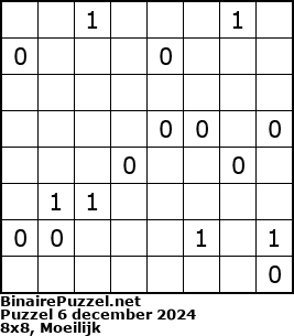 Binaire Puzzel