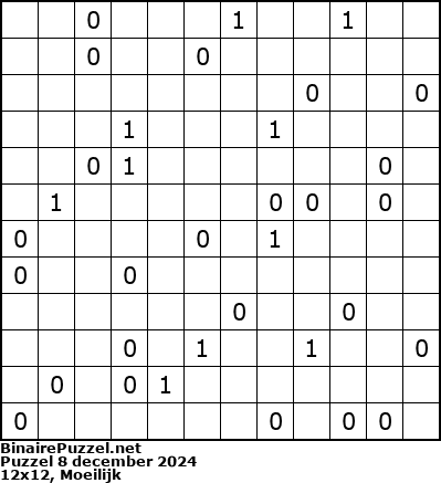 Binaire Puzzel