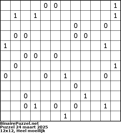 Binaire Puzzel