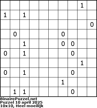 Binaire Puzzel