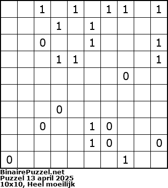 Binaire Puzzel