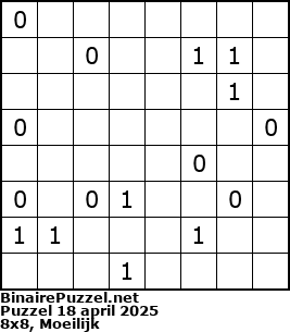 Binaire Puzzel