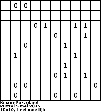 Binaire Puzzel
