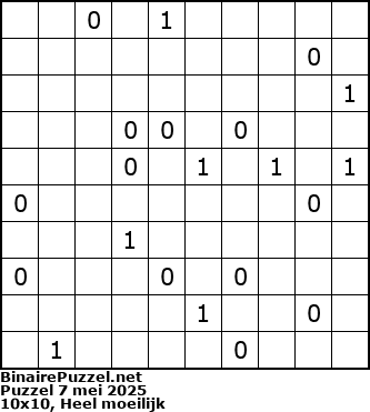 Binaire Puzzel