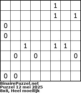 Binaire Puzzel