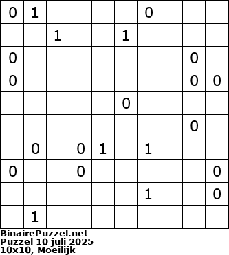 Binaire Puzzel