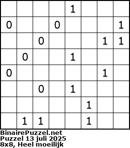 Binaire Puzzel