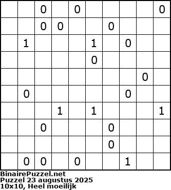 Binaire Puzzel