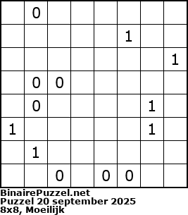 Binaire Puzzel