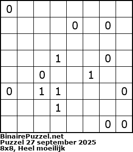 Binaire Puzzel