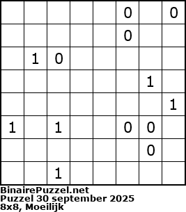 Binaire Puzzel