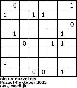 Binaire Puzzel