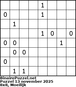 Binaire Puzzel