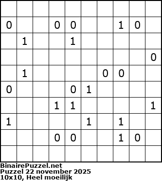 Binaire Puzzel