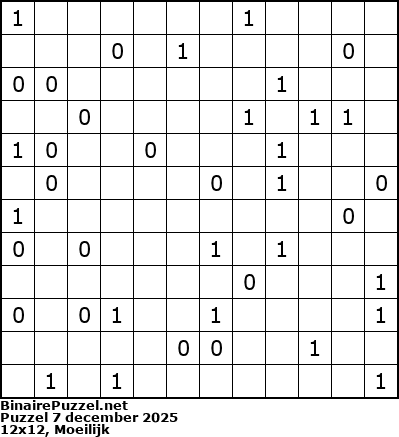Binaire Puzzel