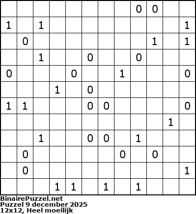 Binaire Puzzel