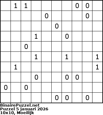 Binaire Puzzel