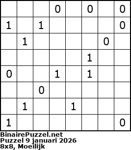 Binaire Puzzel