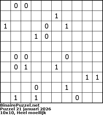 Binaire Puzzel