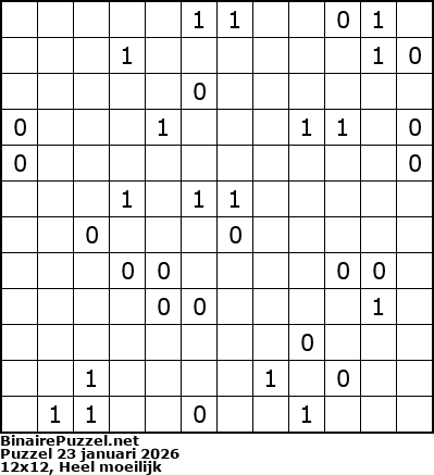 Binaire Puzzel