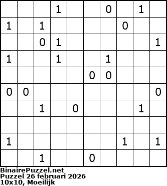 Binaire Puzzel