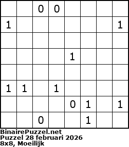 Binaire Puzzel