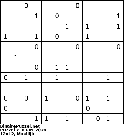 Binaire Puzzel
