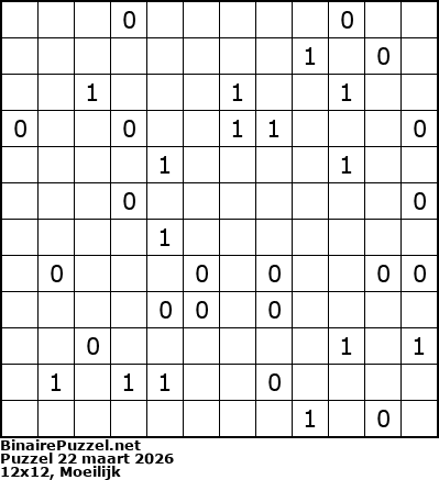 Binaire Puzzel