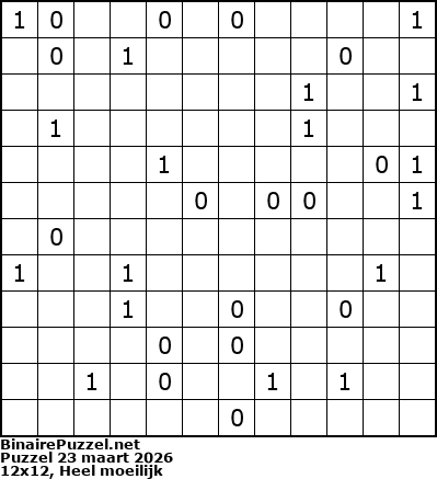 Binaire Puzzel