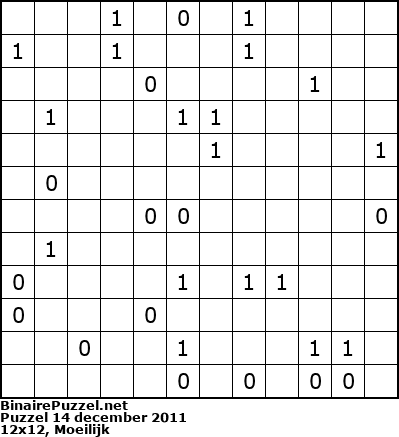 Binaire Puzzel