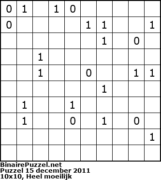 Binaire Puzzel