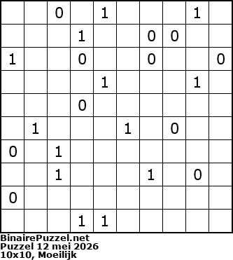 Binaire Puzzel