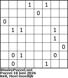 Binaire Puzzel
