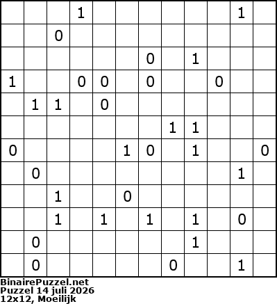 Binaire Puzzel