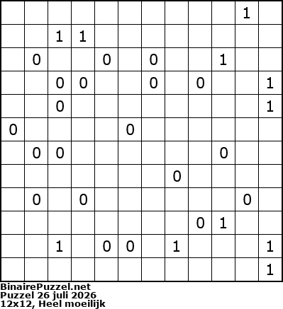 Binaire Puzzel