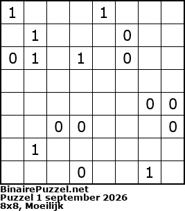 Binaire Puzzel
