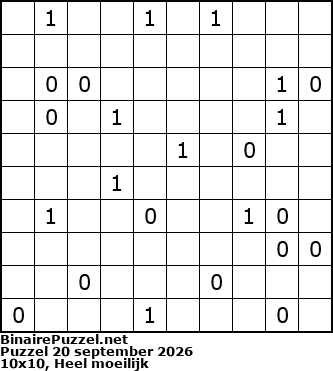 Binaire Puzzel