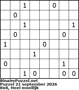 Binaire Puzzel