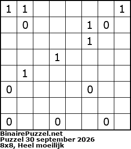 Binaire Puzzel