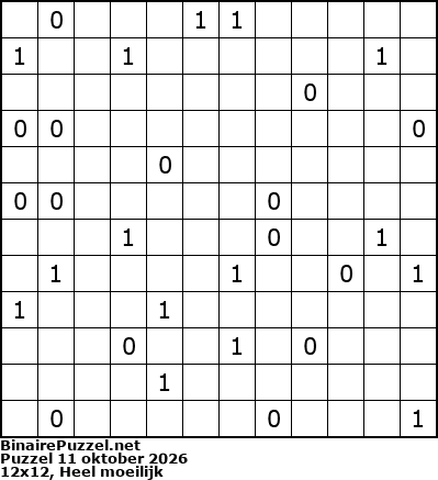 Binaire Puzzel