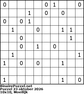 Binaire Puzzel