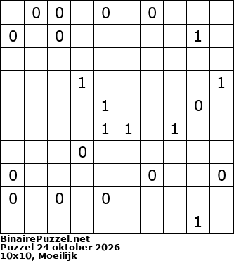 Binaire Puzzel