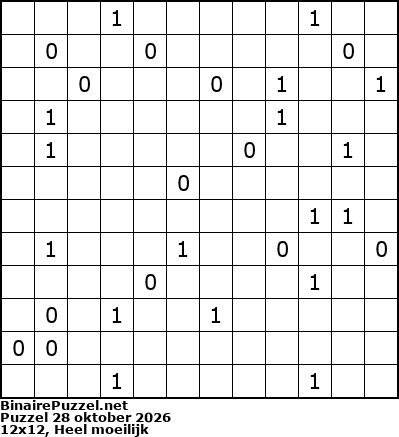 Binaire Puzzel