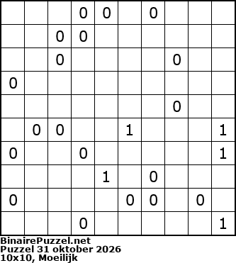 Binaire Puzzel